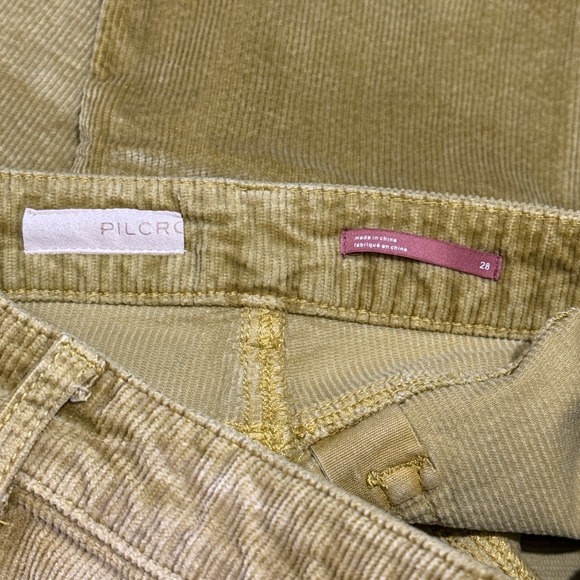 Pilcro The Icon Corduroy Flare Pants Womens Size 28 preppy classic boho retro - Picture 6 of 10